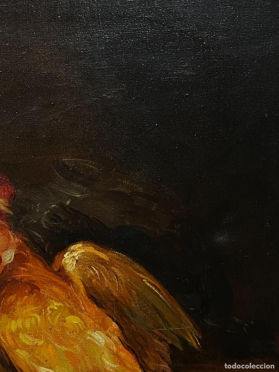 Arte: BODEGON DE AVES, GALLO Y GALLINAS - Foto 4