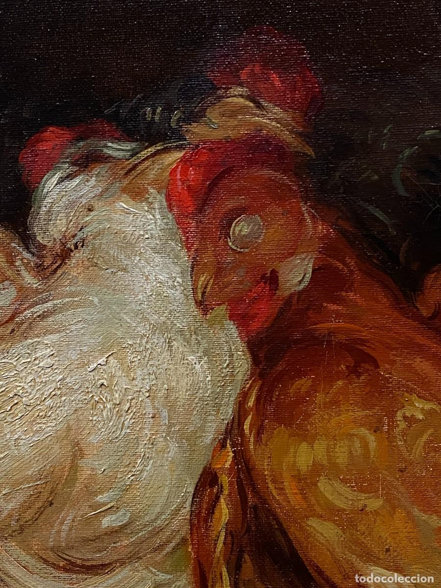 Arte: BODEGON DE AVES, GALLO Y GALLINAS - Foto 9