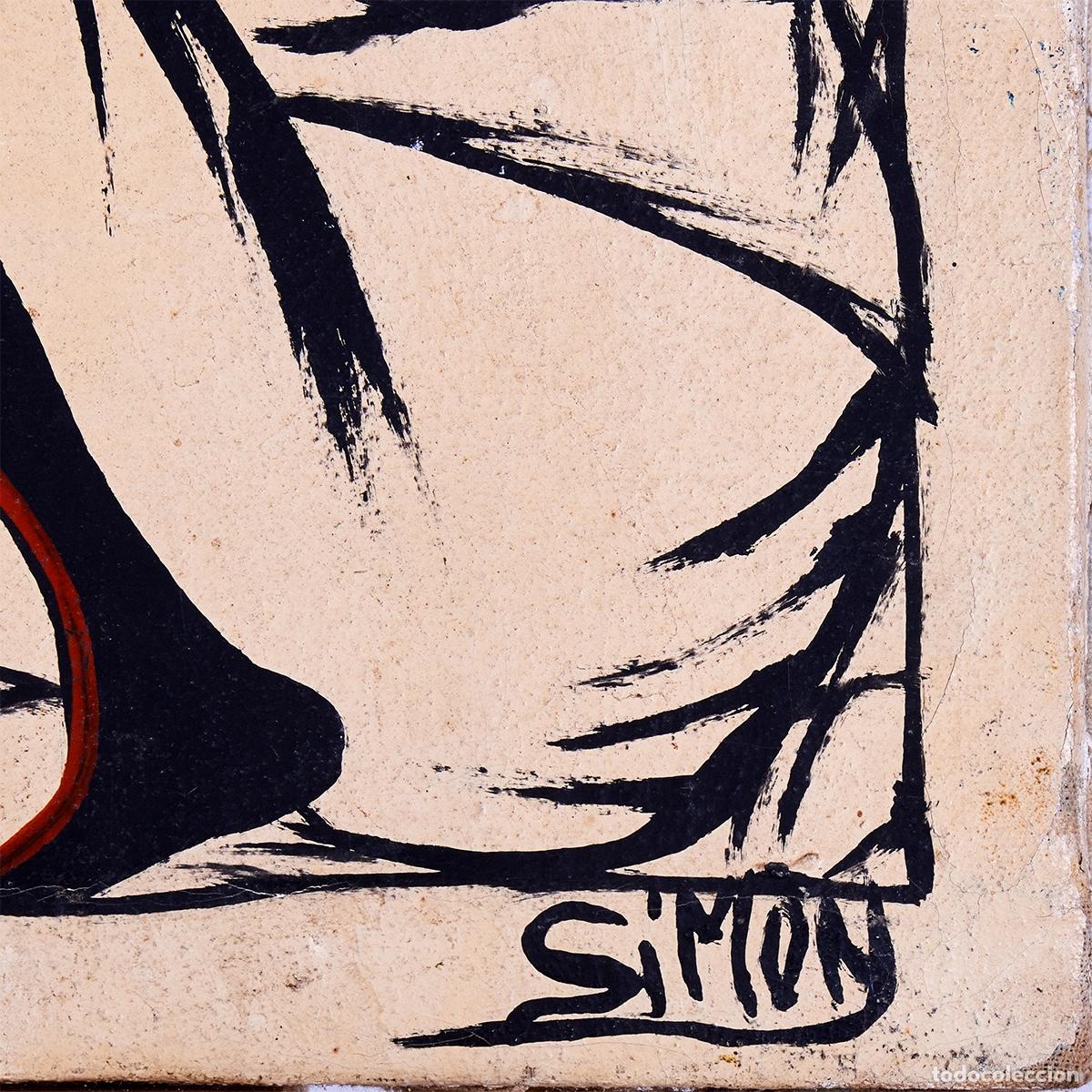 Arte: Escena de Mercado Haitiano - Simon - Foto 2