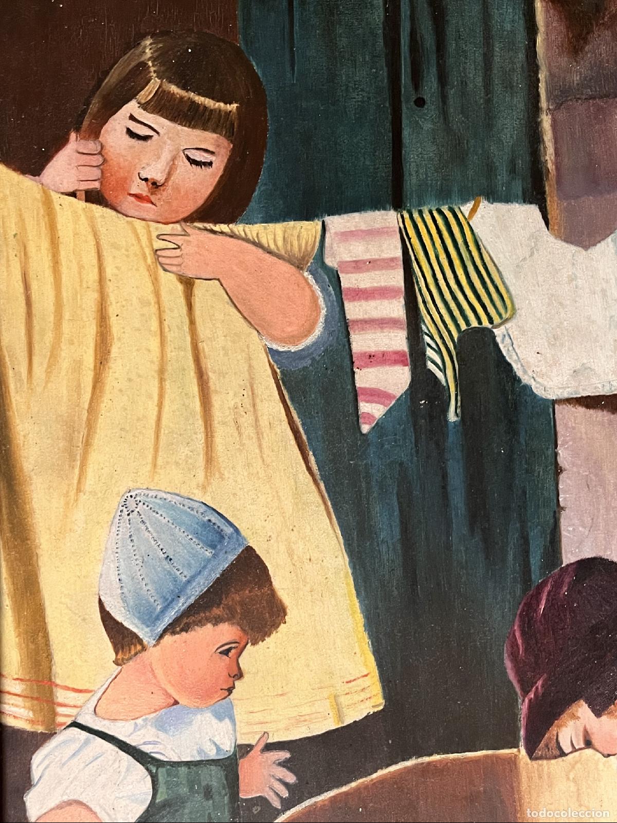 Arte: Ni&ntilde;os haciendo la colada - Foto 3