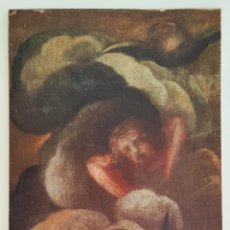 Arte: MARAVILLOSO OLEO SOBRE LIENZO, SIGLO XVII-XVIII, RETRATO TRES QUERUBINES, ESCUELA BARROCA ESPAÑOLA