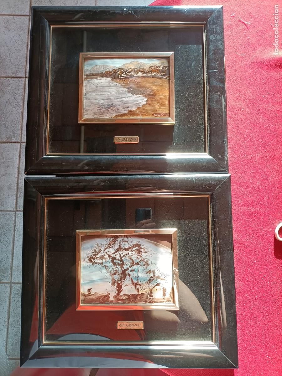 Arte: Poliesmalte El Goddo (lote de 2) - Foto 2