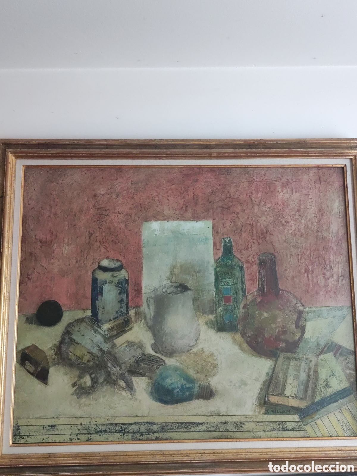 Arte: &Oacute;leo gran tama&ntilde;o de Joaqu&iacute;n Mill&aacute;n - Foto 1