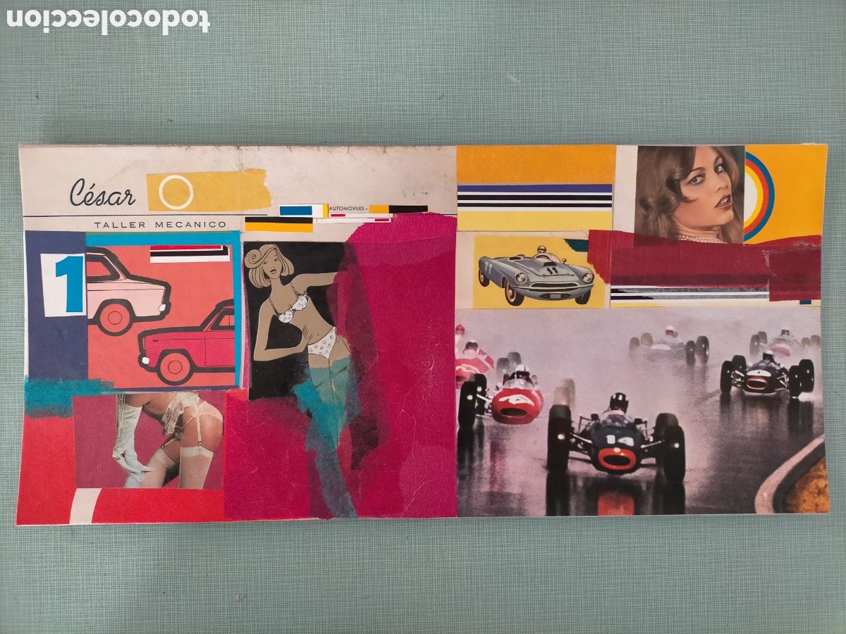 Arte: Collage sobre cart&oacute;n. - Foto 1
