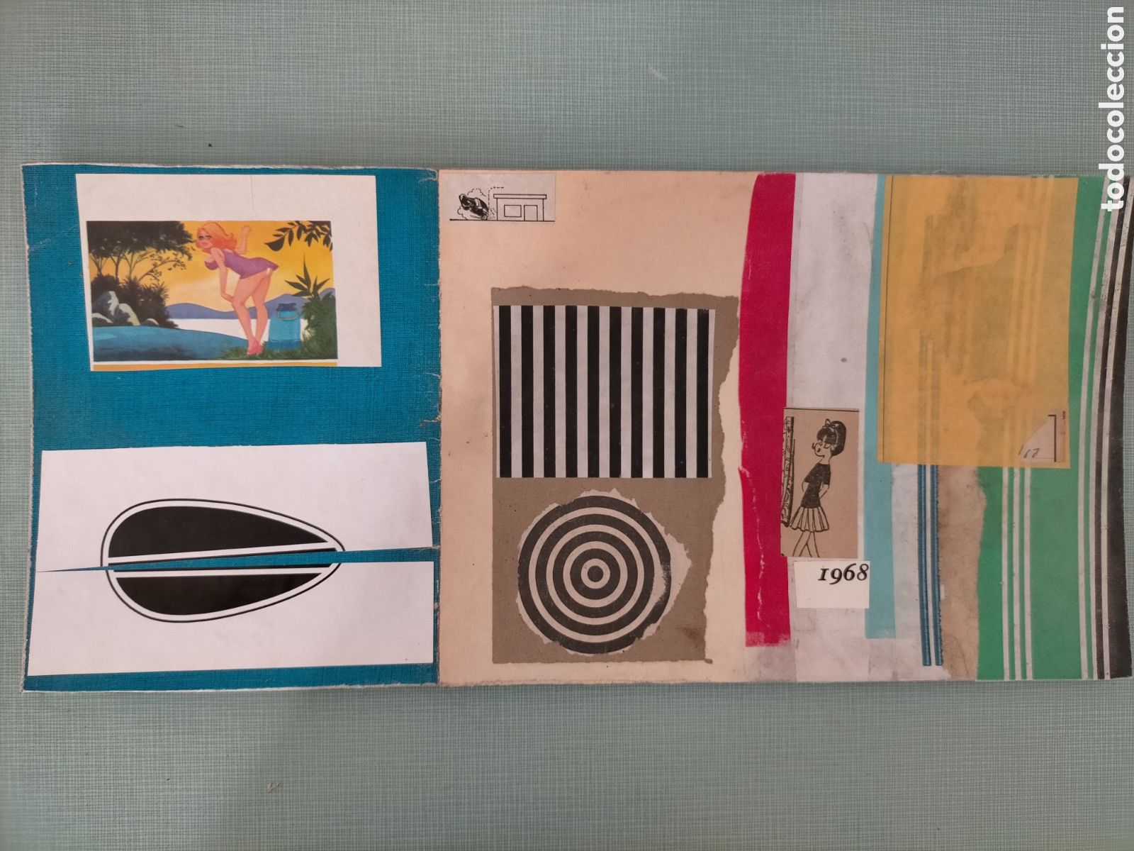 Arte: Collage sobre cart&oacute;n. - Foto 1