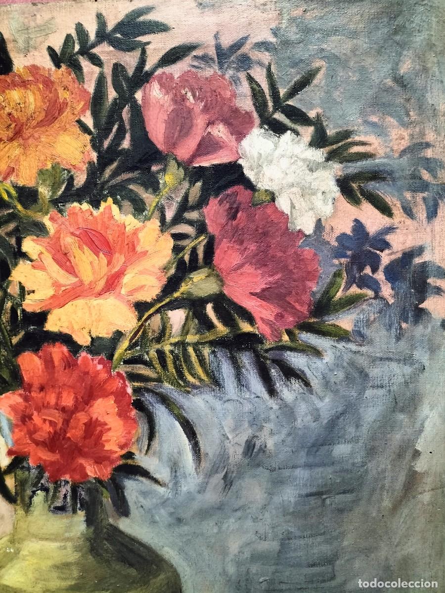 Arte: Ramo de flores del siglo XX - Foto 4