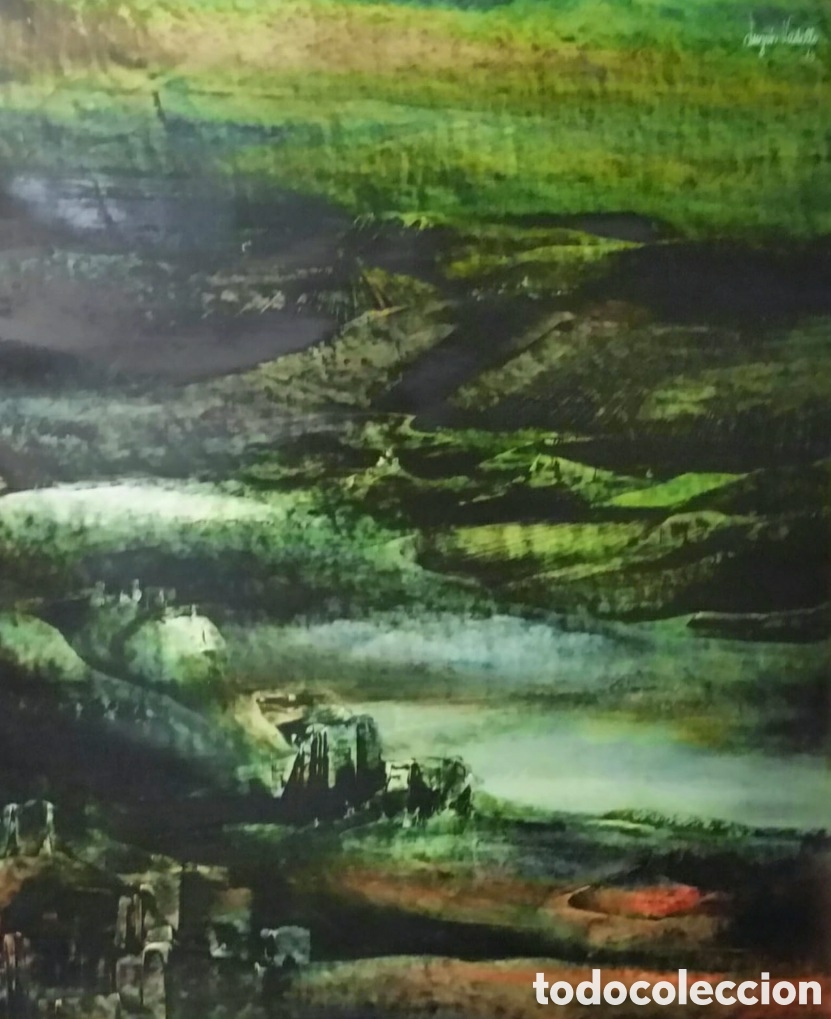 Arte: Lugris Vadillo 47x58 &oacute;leo sobre tabla - Foto 1