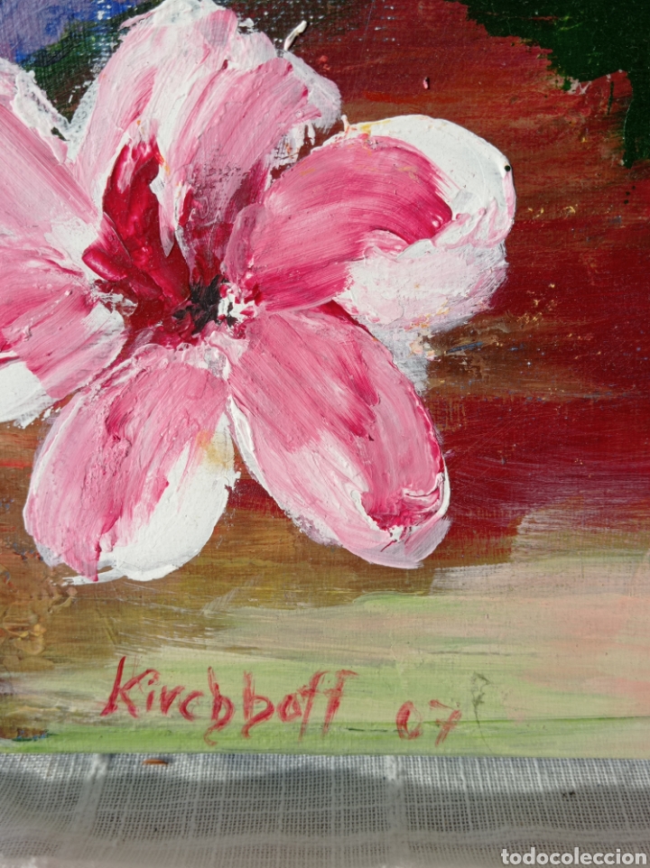 Arte: &Oacute;LEO SOBRE LIENZO FIRMADO KIRCHHOFF 2007 - Foto 6
