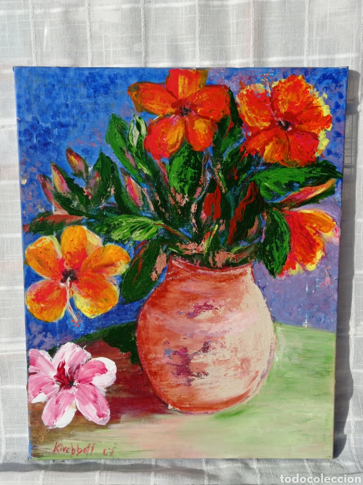 Arte: &Oacute;LEO SOBRE LIENZO FIRMADO KIRCHHOFF 2007 - Foto 1