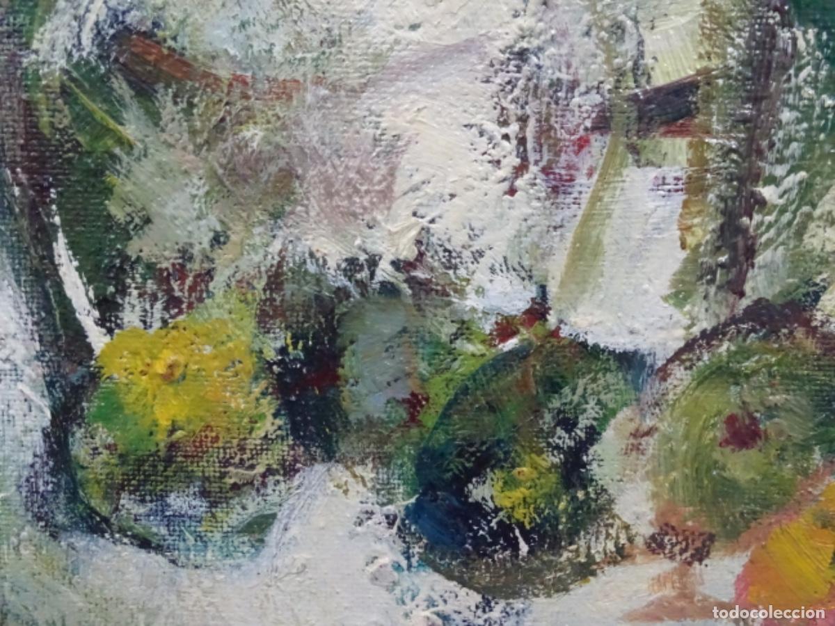 Arte: &Oacute;LEO EN TABLEX DE JOS&Eacute; ABELLA RUBIO (ESTERCUEL 1944). BODEGON. - Foto 6
