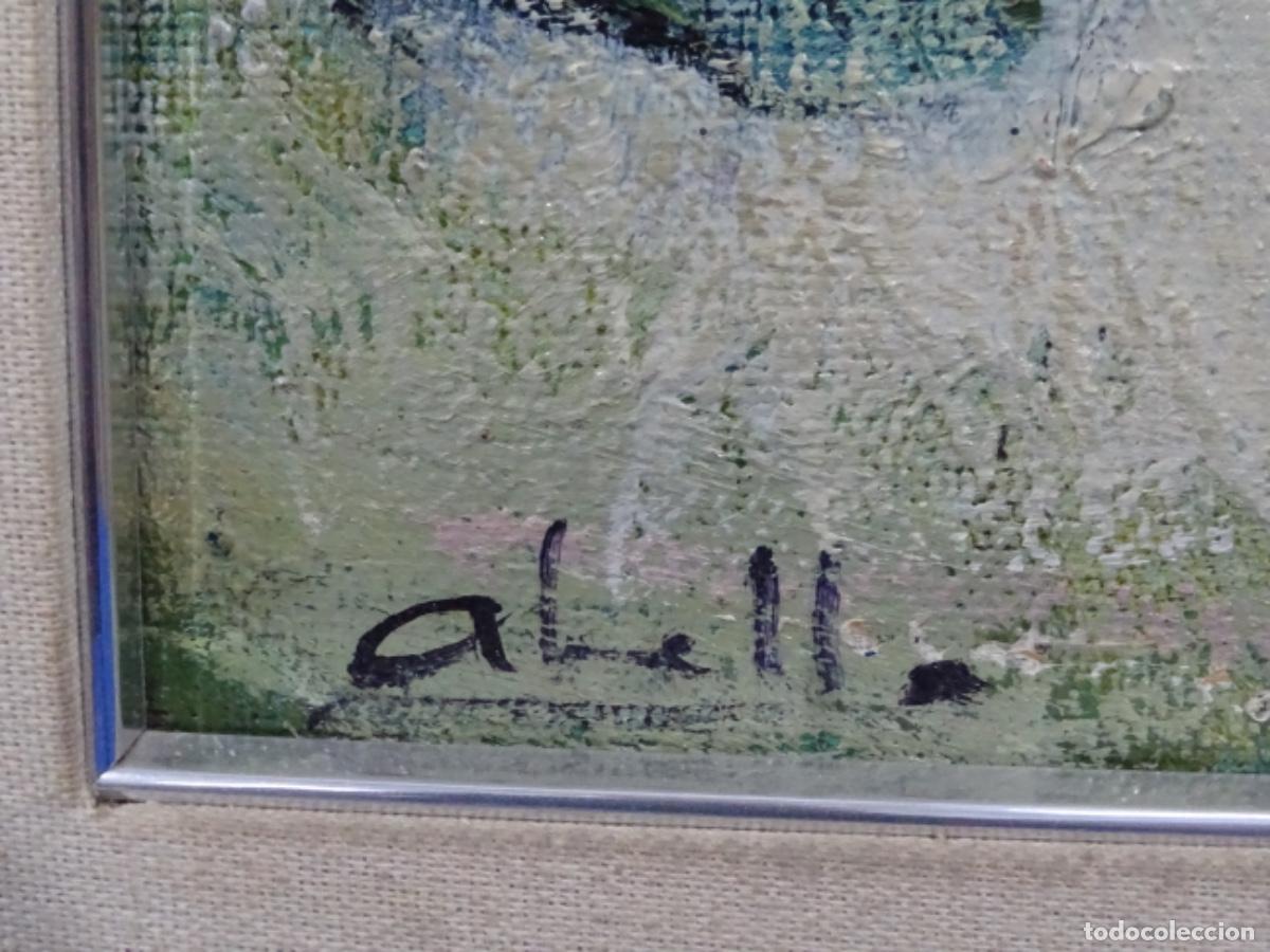 Arte: &Oacute;LEO EN TABLEX DE JOS&Eacute; ABELLA RUBIO (ESTERCUEL 1944). BODEGON. - Foto 7
