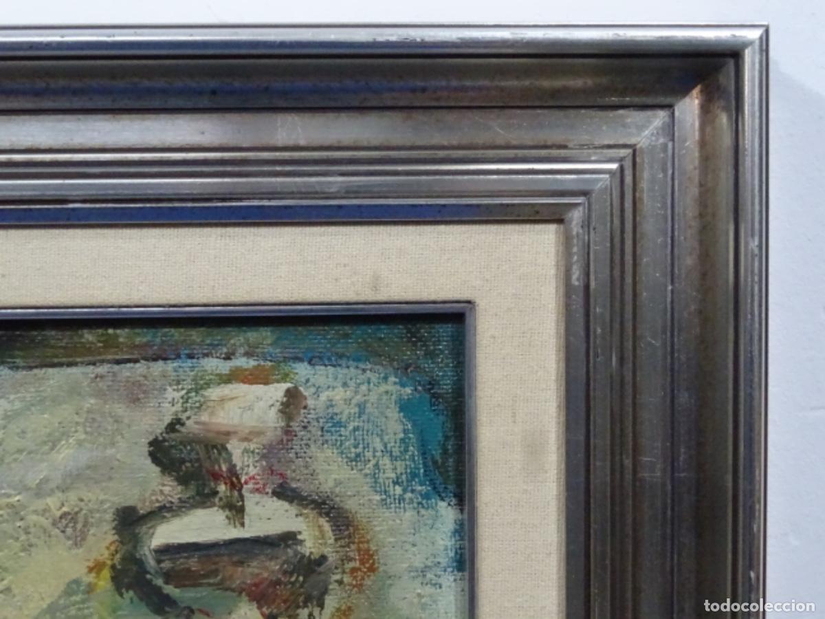 Arte: &Oacute;LEO EN TABLEX DE JOS&Eacute; ABELLA RUBIO (ESTERCUEL 1944). BODEGON. - Foto 8