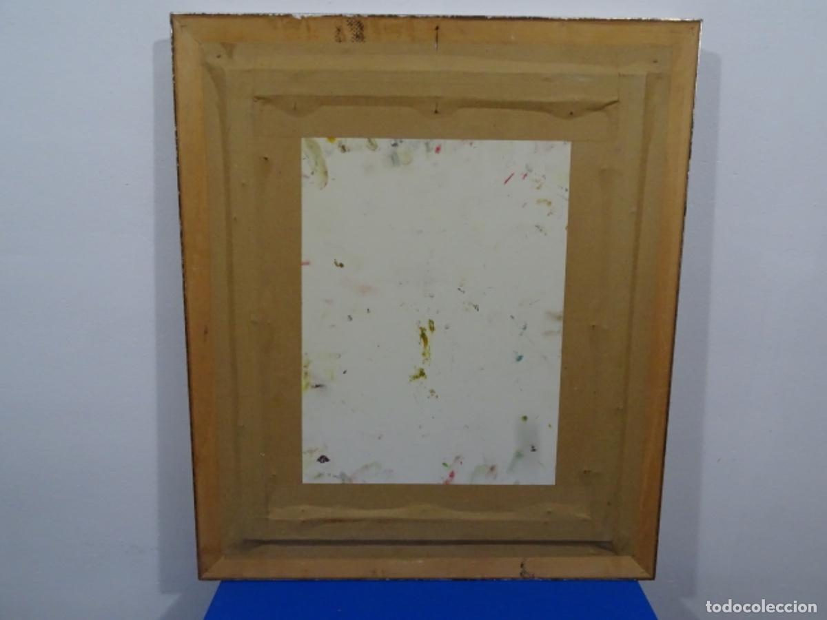 Arte: &Oacute;LEO EN TABLEX DE JOS&Eacute; ABELLA RUBIO (ESTERCUEL 1944). BODEGON. - Foto 9