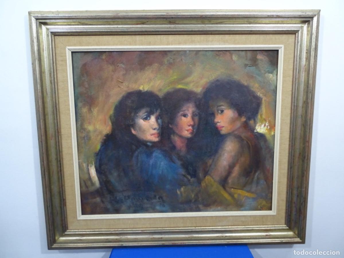 Arte: &Oacute;LEO SOBRE TABLEX DE LLU&Iacute;S VAYREDA. 1978. - Foto 1