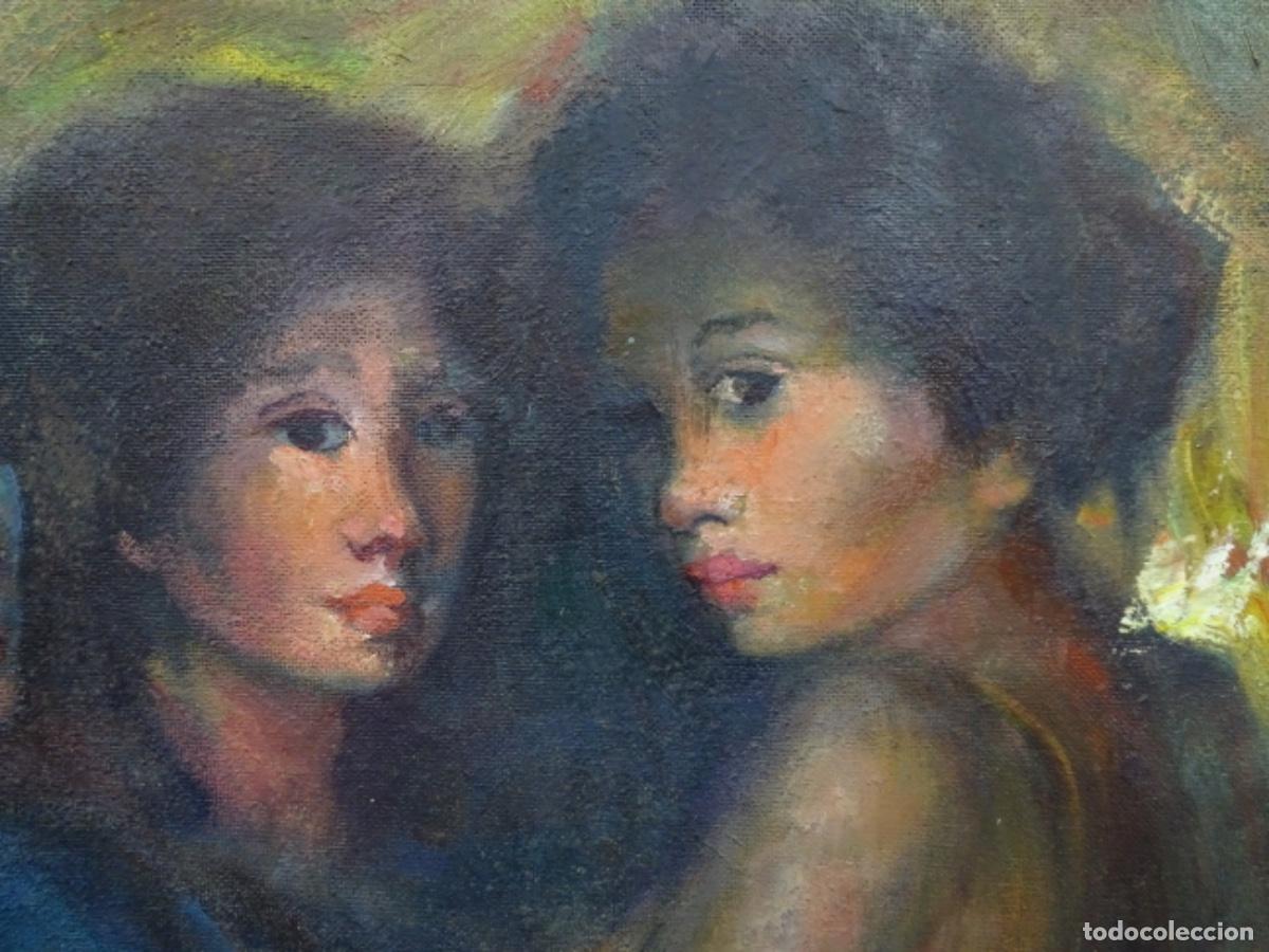 Arte: &Oacute;LEO SOBRE TABLEX DE LLU&Iacute;S VAYREDA. 1978. - Foto 3