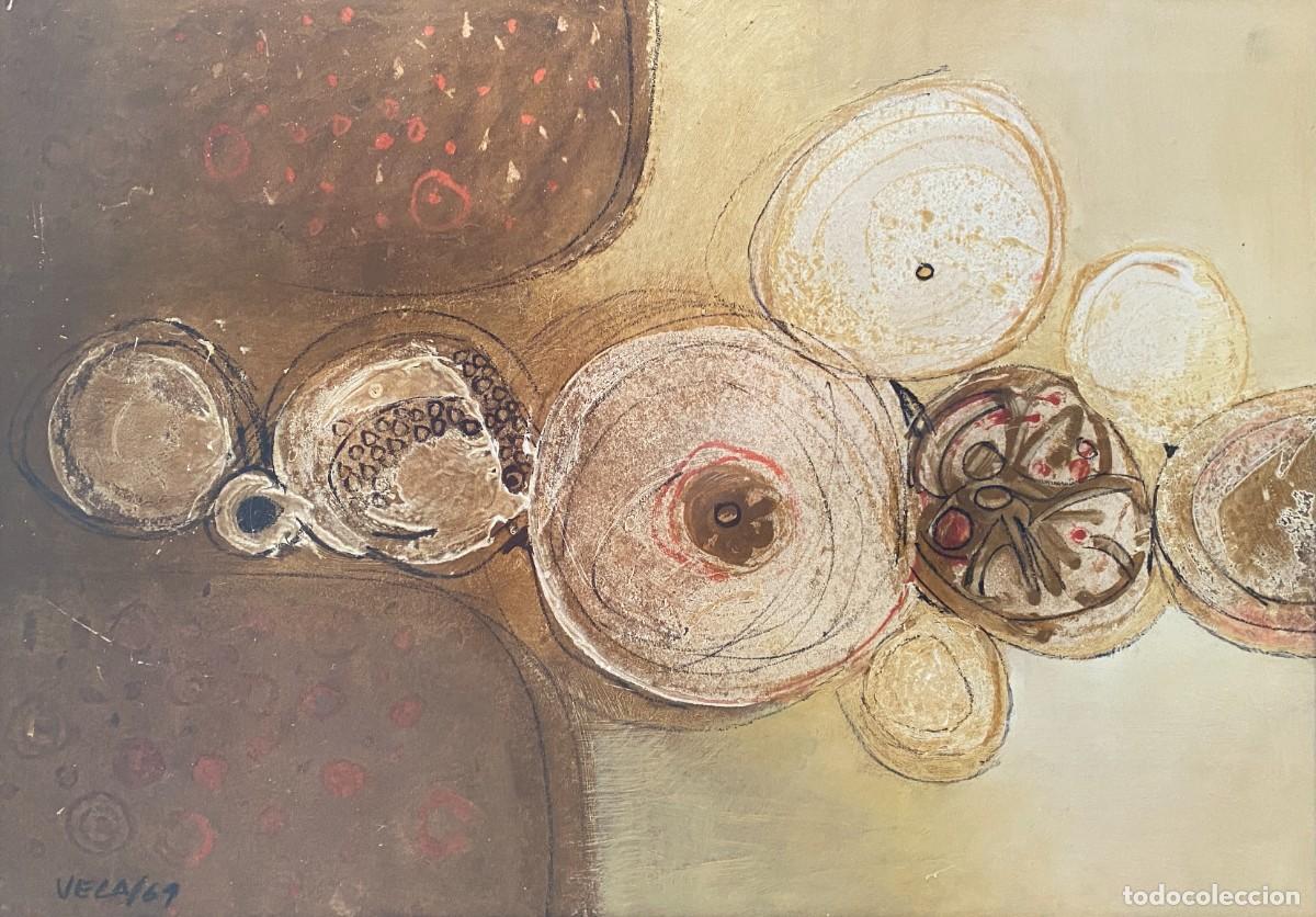 Arte: Vicente Vela. T&eacute;cnica mixta
