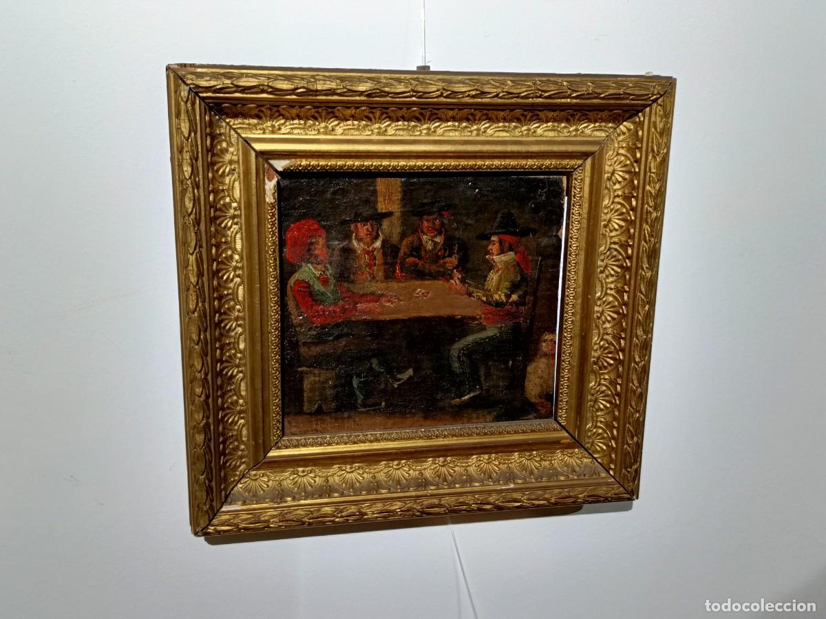 Arte: Oleo sobre tabla de finales del XIX. - Foto 1