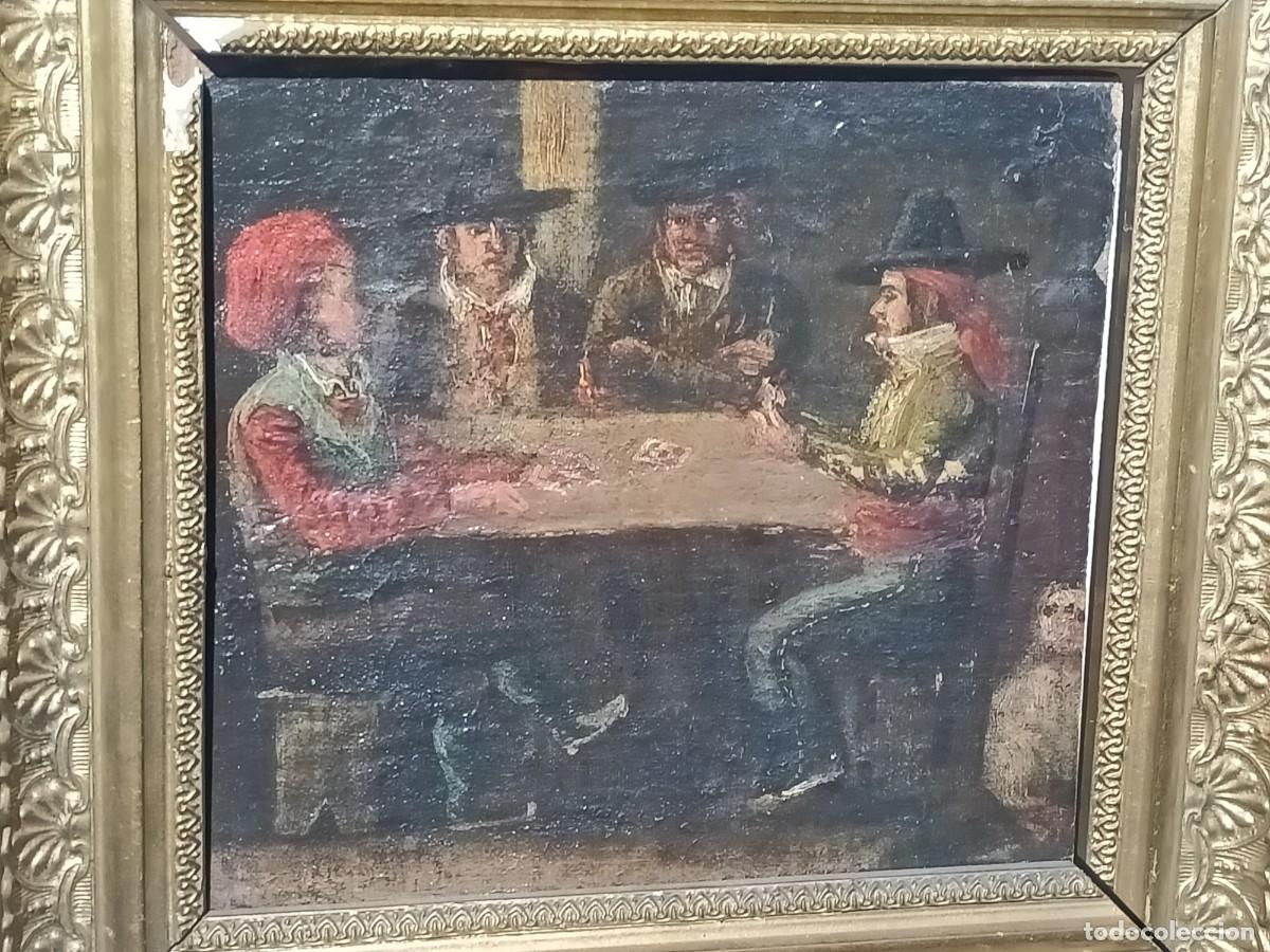 Arte: Oleo sobre tabla de finales del XIX. - Foto 2