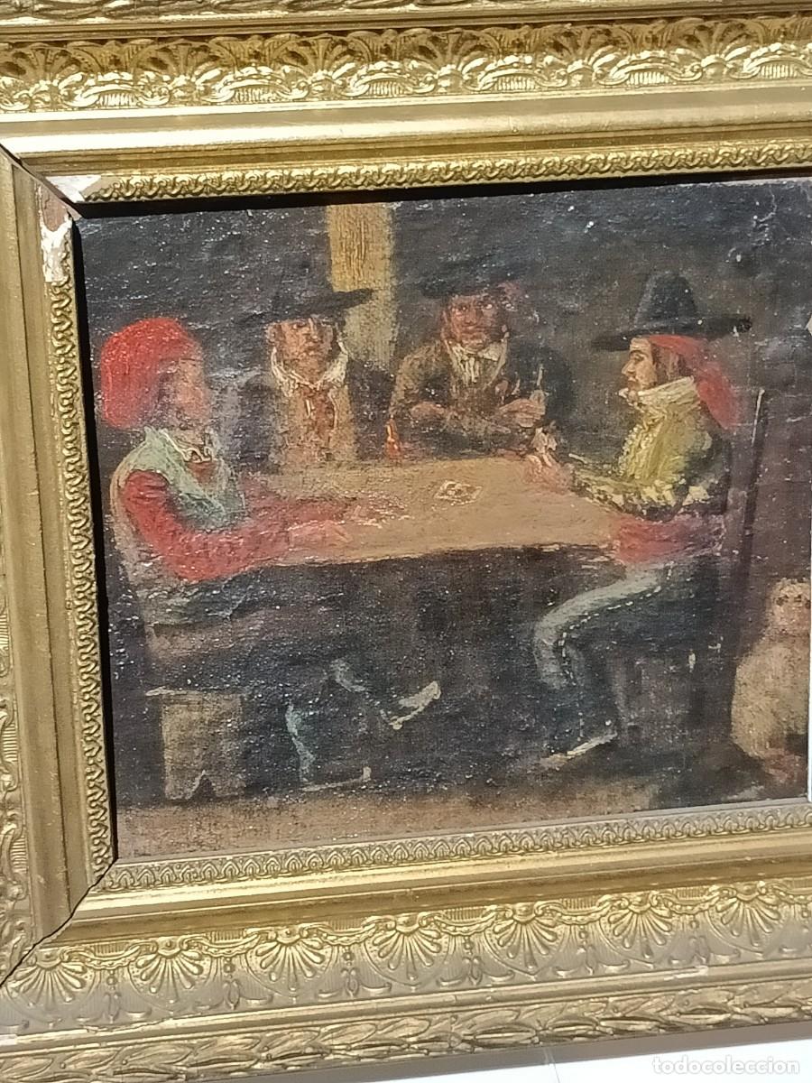Arte: Oleo sobre tabla de finales del XIX. - Foto 3