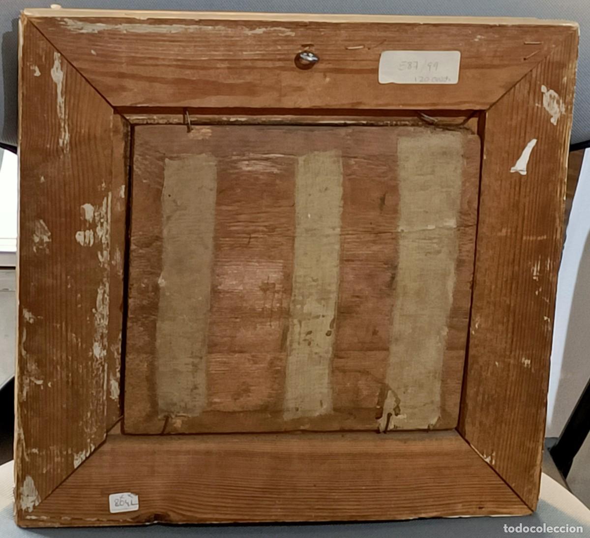 Arte: Oleo sobre tabla de finales del XIX. - Foto 5