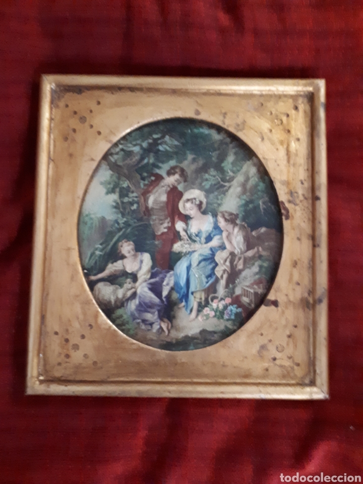 Arte: CUADRO ANTIGUO,22x20 - Foto 4