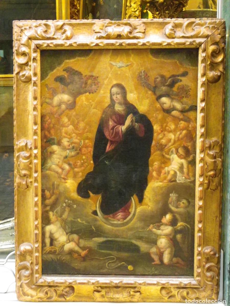 Arte: Inmaculada Concepci&oacute;n s-XVII, c&iacute;rculo de Zurbar&aacute;n - Foto 2