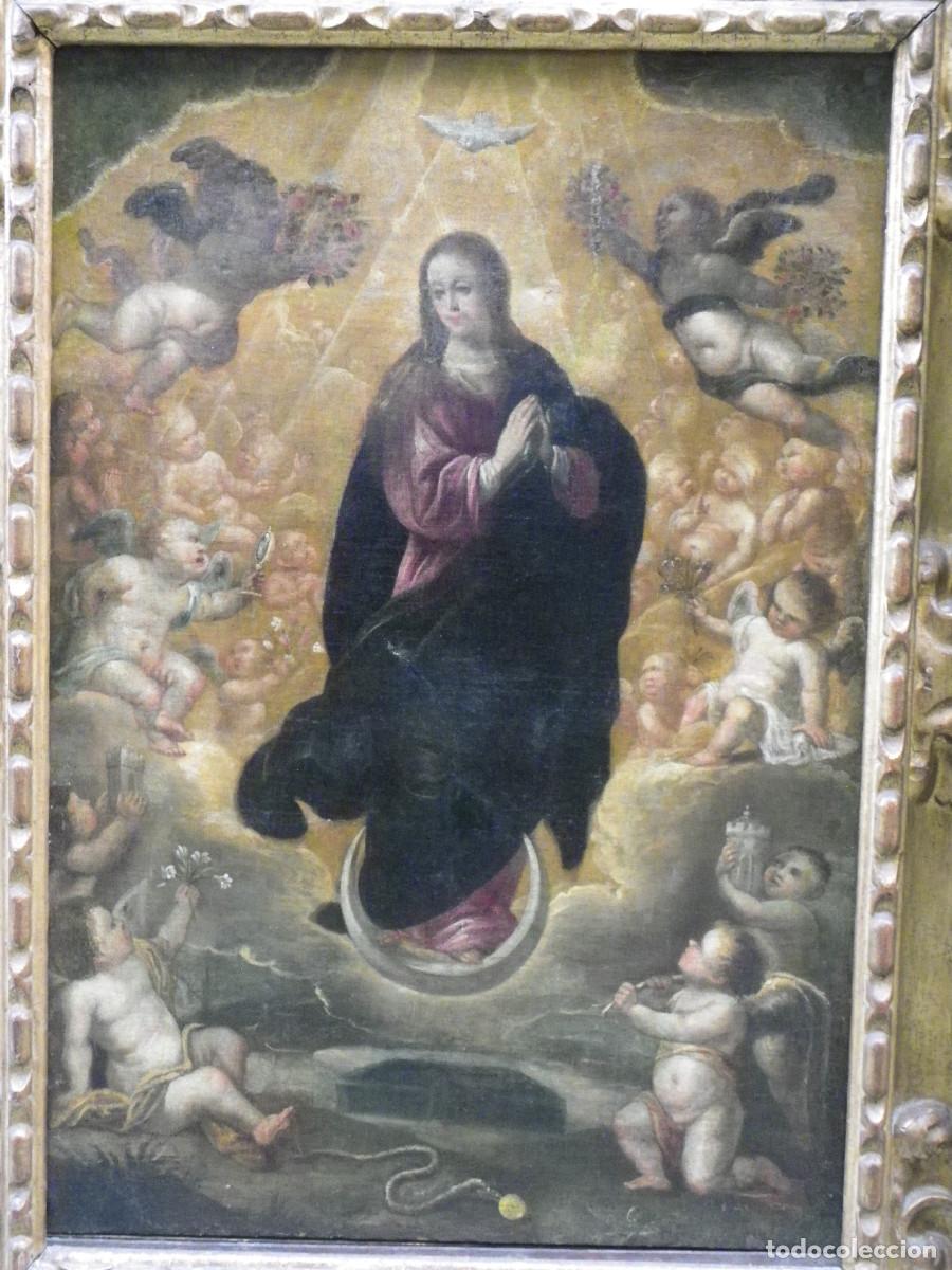 Arte: Inmaculada Concepci&oacute;n s-XVII, c&iacute;rculo de Zurbar&aacute;n - Foto 4