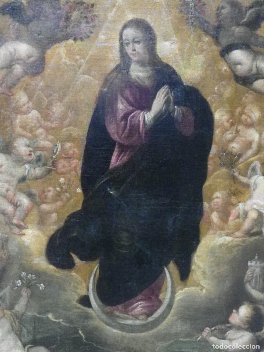 Arte: Inmaculada Concepci&oacute;n s-XVII, c&iacute;rculo de Zurbar&aacute;n - Foto 7