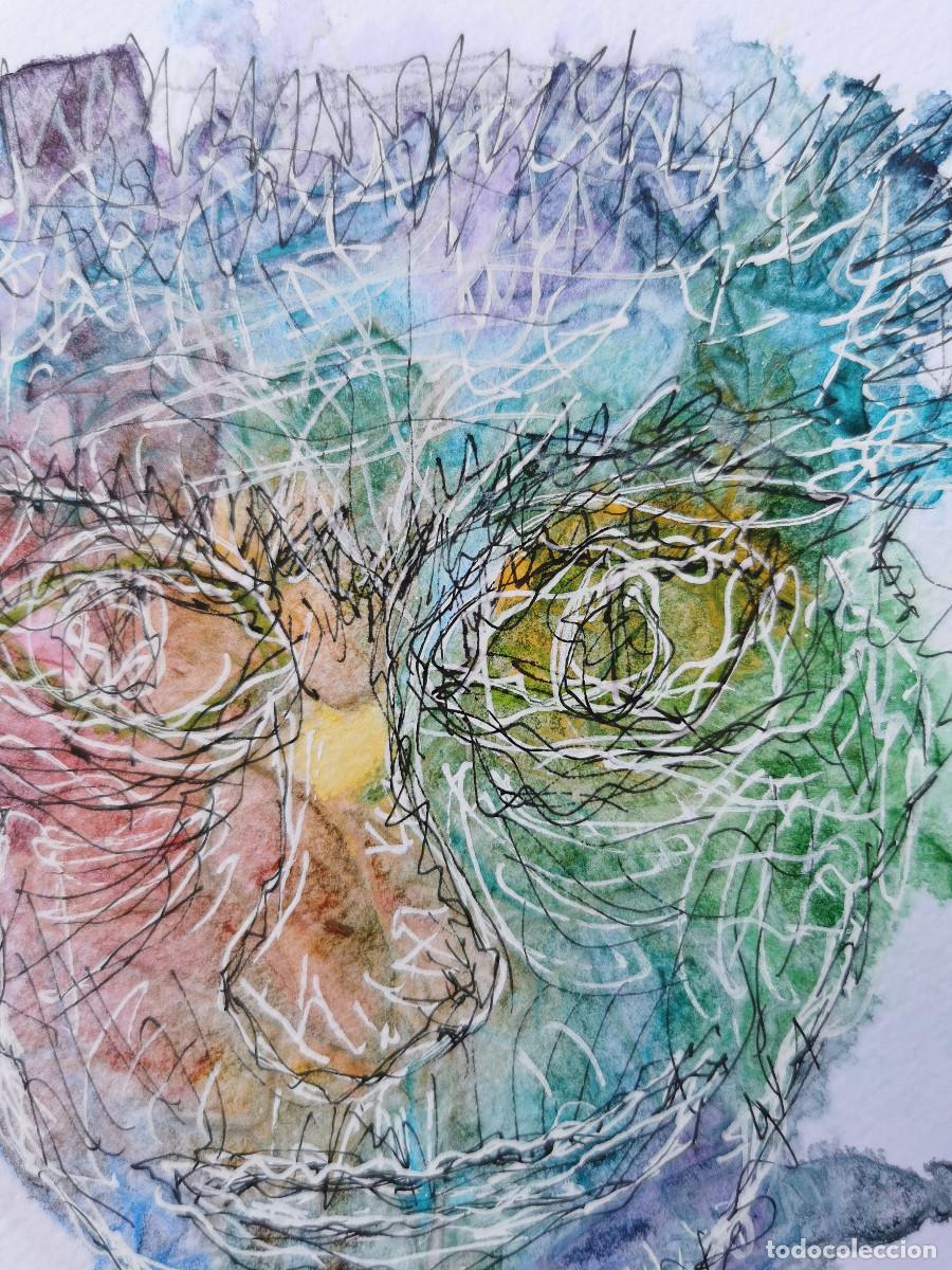 Arte: Rostro extra&ntilde;o personaje outsider art brut - Foto 3