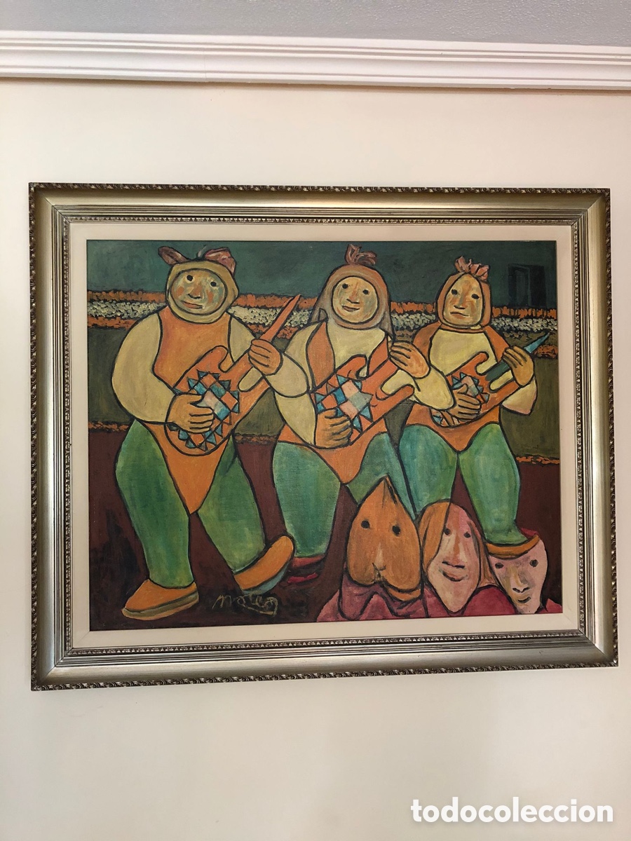 Arte: Cuadro fe oleo Francisco Mateos - Foto 1