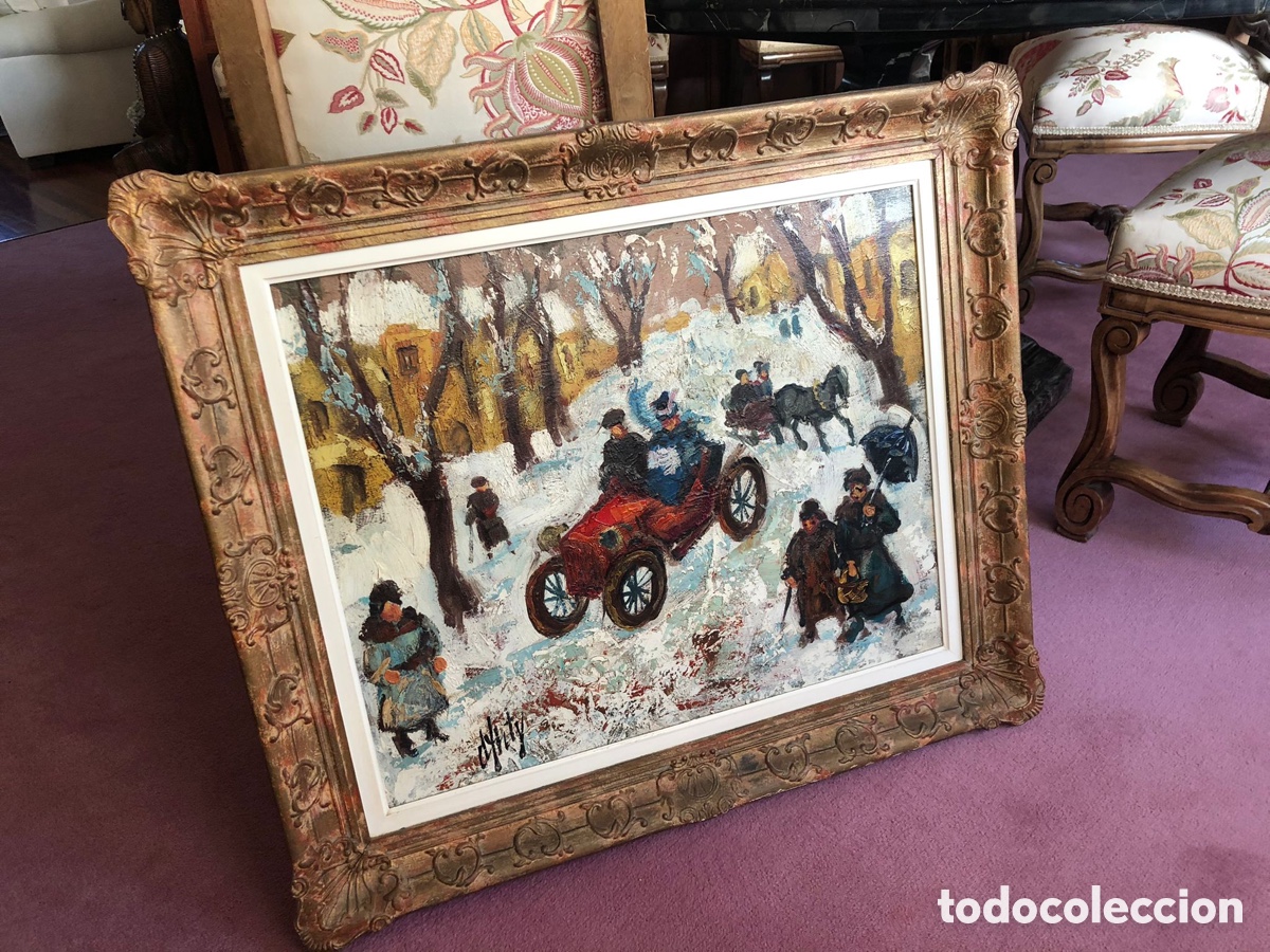 Arte: Cuadro pintor Henry d&rsquo; Anty - Foto 2