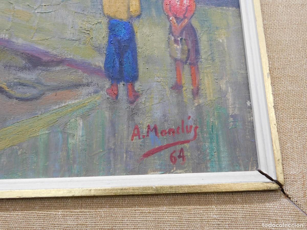 Arte: OLEO SOBRE TABLA - ADOLFO MONCL&Uacute;S - Foto 8