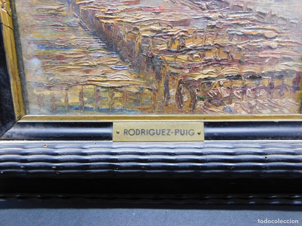Arte: Oleo sobre tabla - Rodriguez Puig - Foto 7