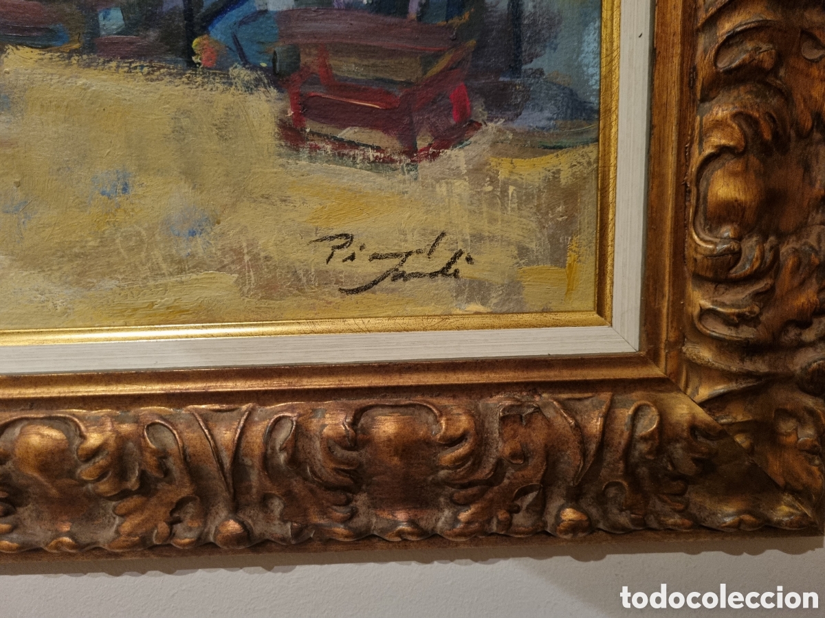 Arte: &Oacute;leo sobre tablero EL MERCADO - Foto 3