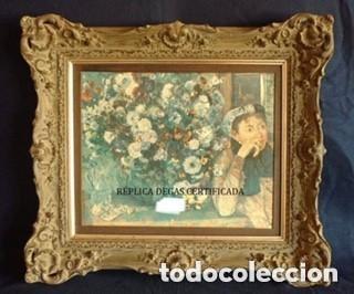 Arte: copia certificada de Degas con excelente marco - Foto 1