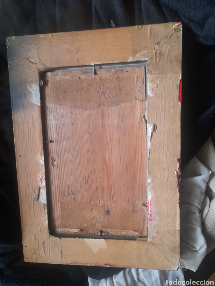 Arte: Antiguo oleo sobre tabla - Foto 5