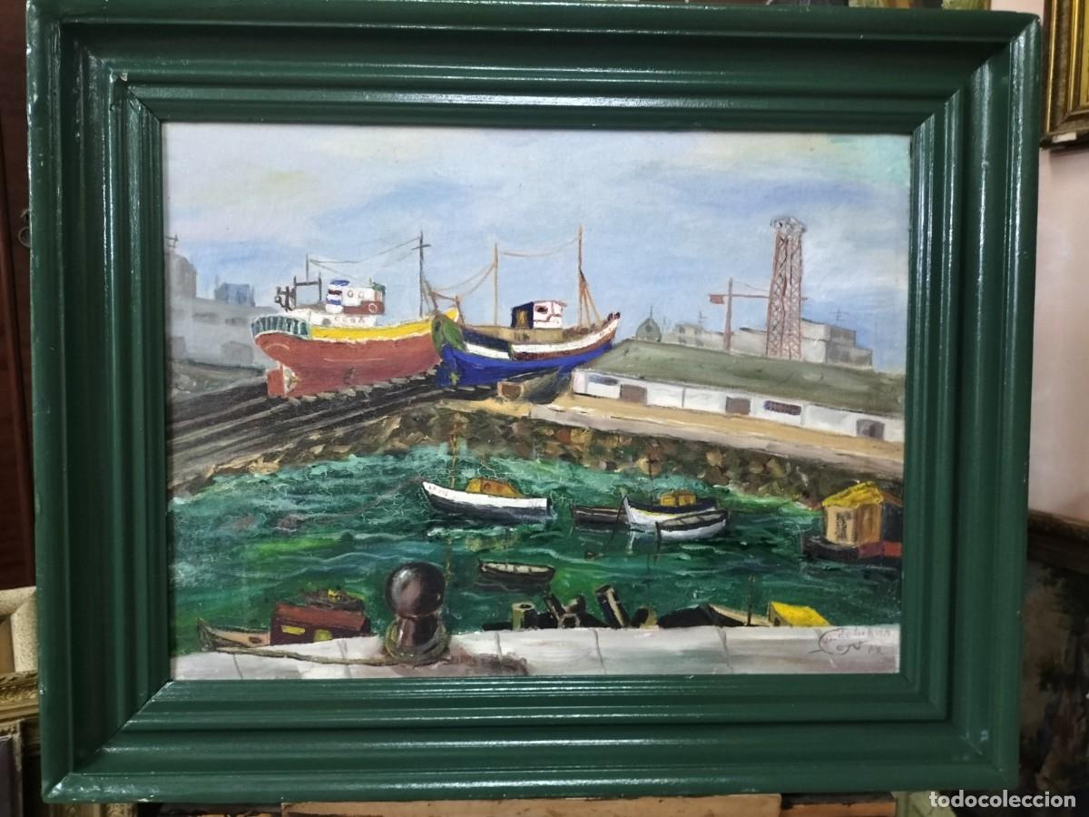 Arte: Marina del varadero del muelle de C&aacute;diz
