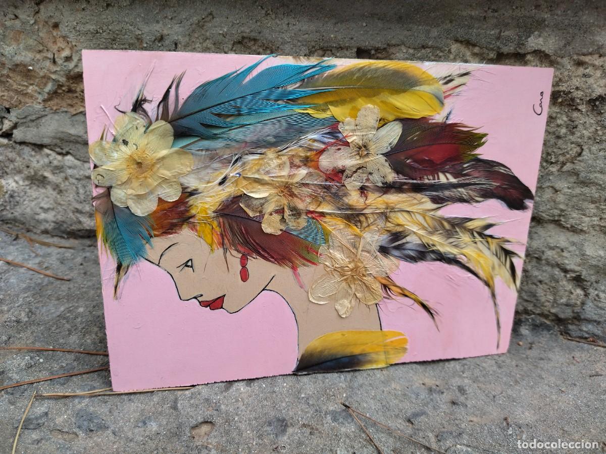 Arte: Cuadro sobre tabla de madera - Foto 1