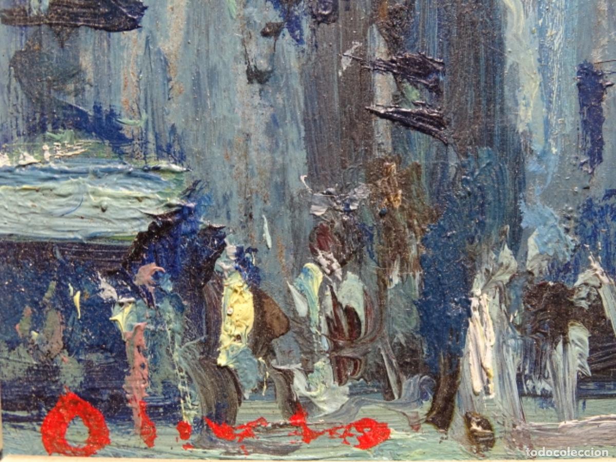 Arte: &Oacute;LEO SOBRE TABLEX DE FRANCESC OLIVER FRADERA. - Foto 8