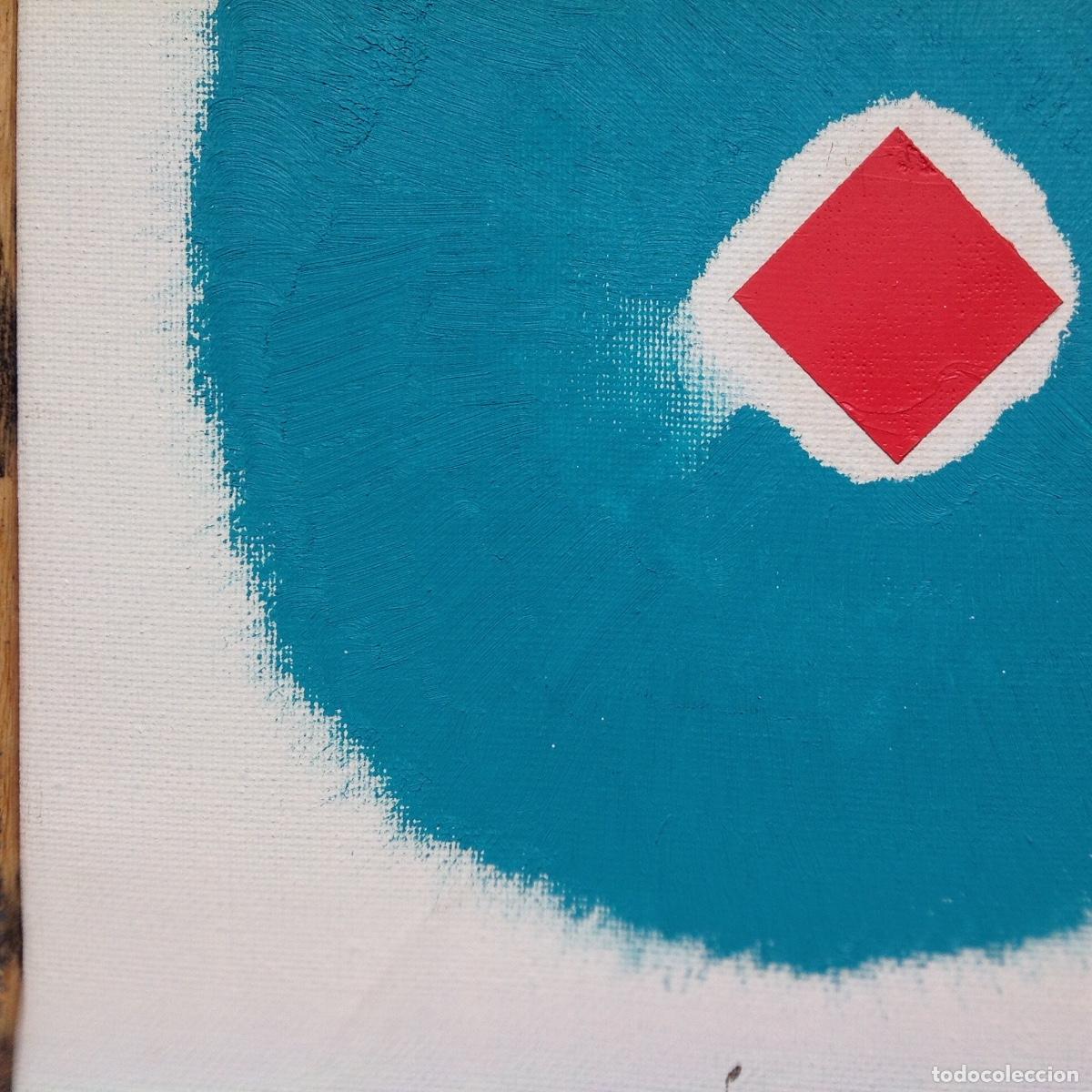 Arte: Pintura abstracta con raro marco - Foto 2