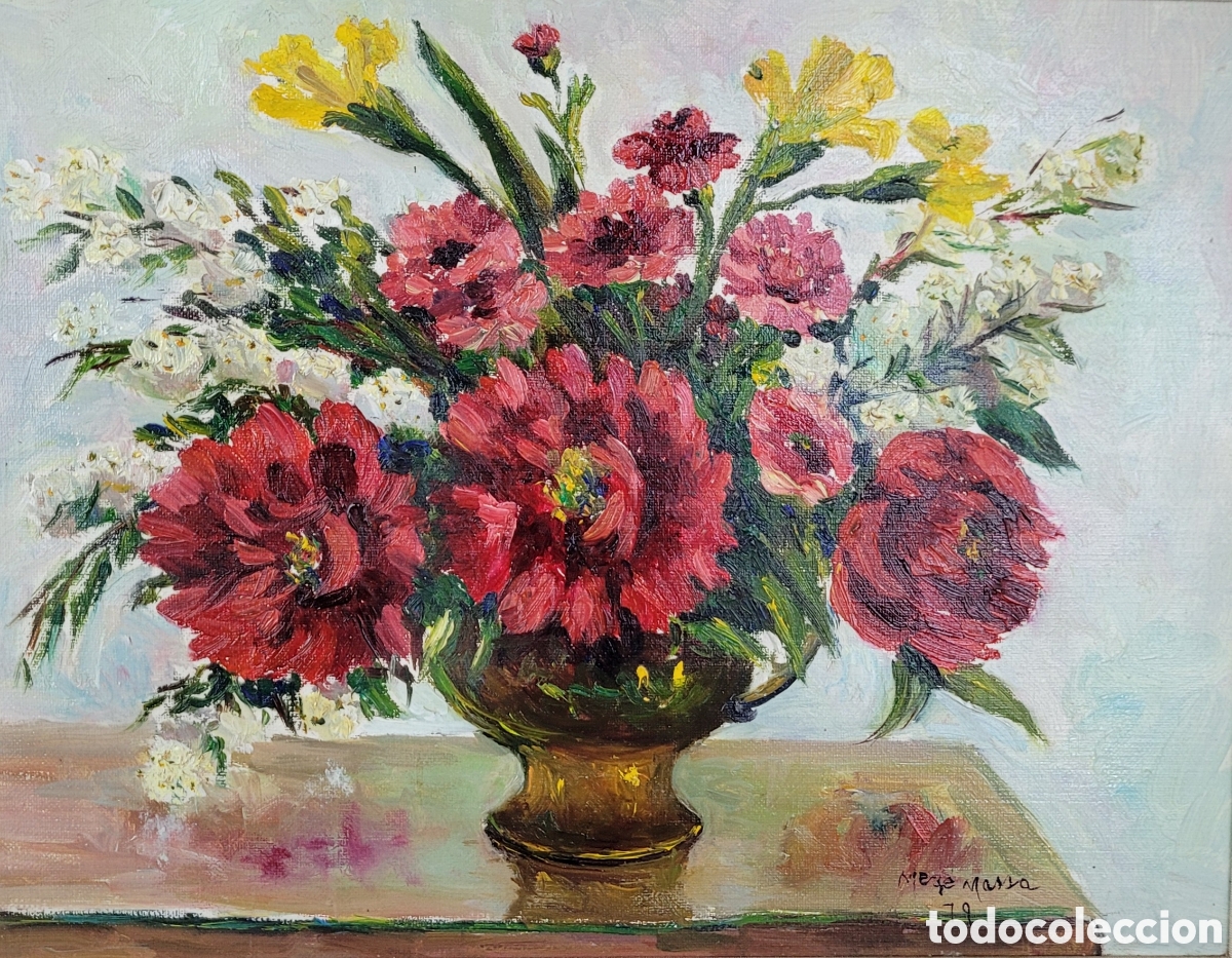 Arte: Bodeg&oacute;n de Flores por Merc&eacute; Massa - Foto 1