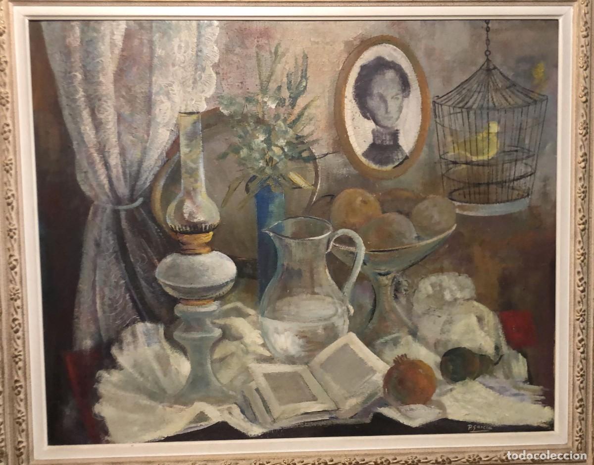 Kunst: OLEO SOBRE LIENZO DE PEDRO GARCIA 103 X 88 CMS.