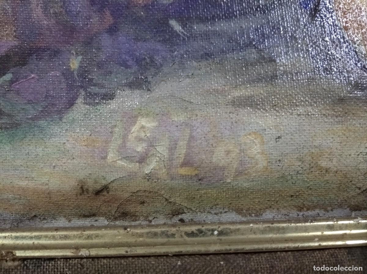 Arte: CUADRO OLEO SOBRE TELA , BODEGON - FIRMADO -E2 - Foto 2