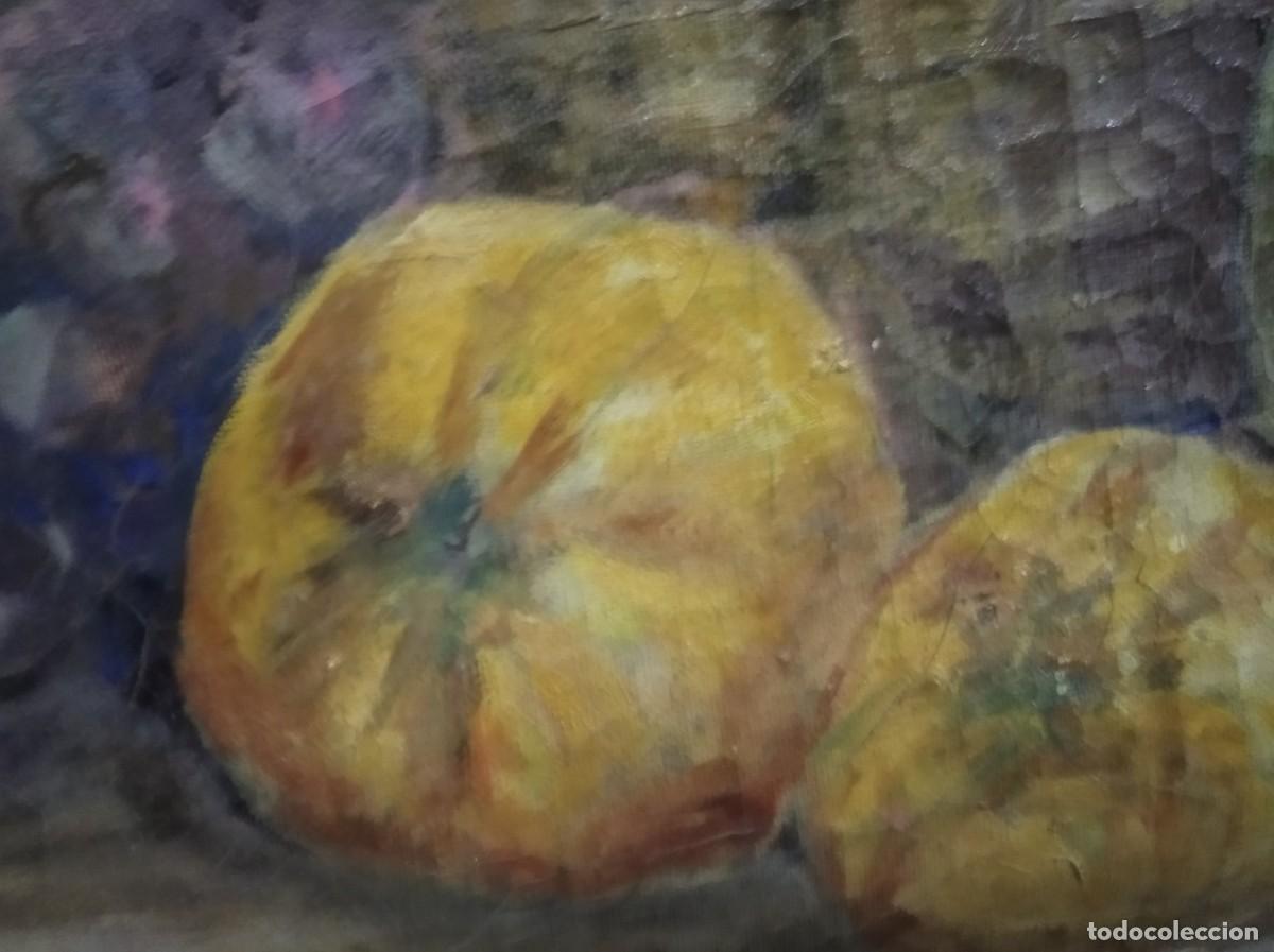 Arte: CUADRO OLEO SOBRE TELA , BODEGON - FIRMADO -E2 - Foto 4