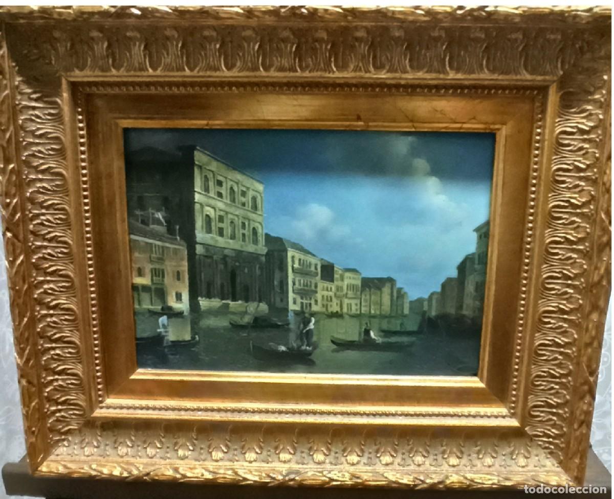 Arte: CUADRO &Oacute;LEO SOBRE TABLA VENECIA - Foto 2