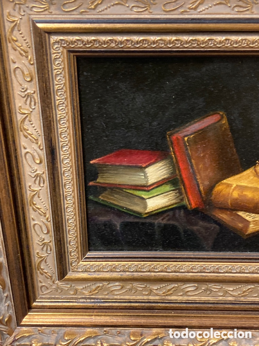 Arte: &Oacute;leo sobre lienzo, firma a identificar - Foto 2
