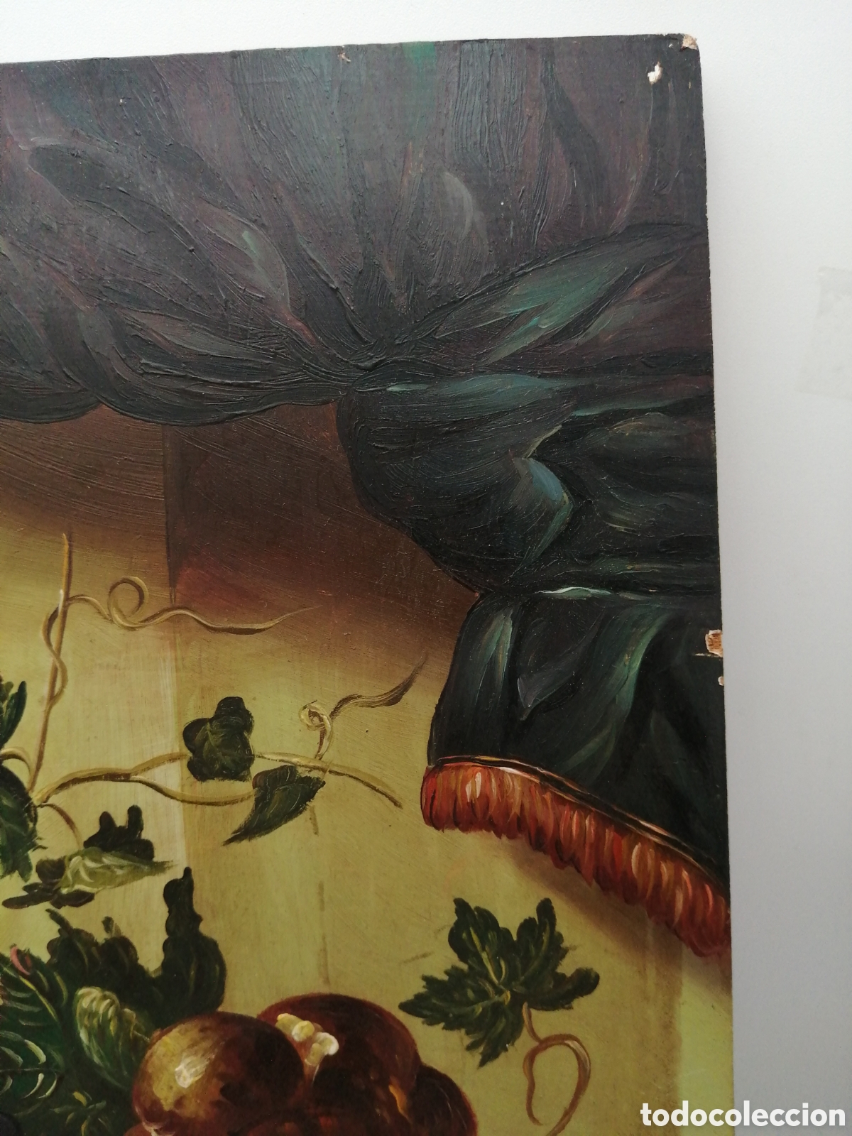 Arte: Bodeg&oacute;n. &Oacute;leo sobre tabla. An&oacute;nimo - Foto 6