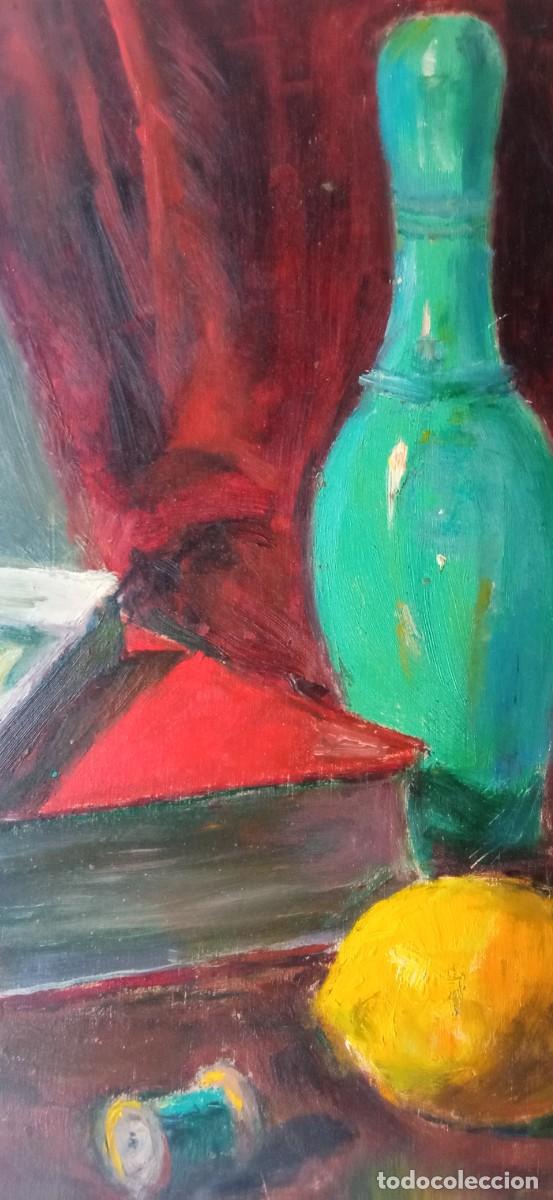 Arte: BODEGON PINTADO SOBRE TABLA - Foto 4