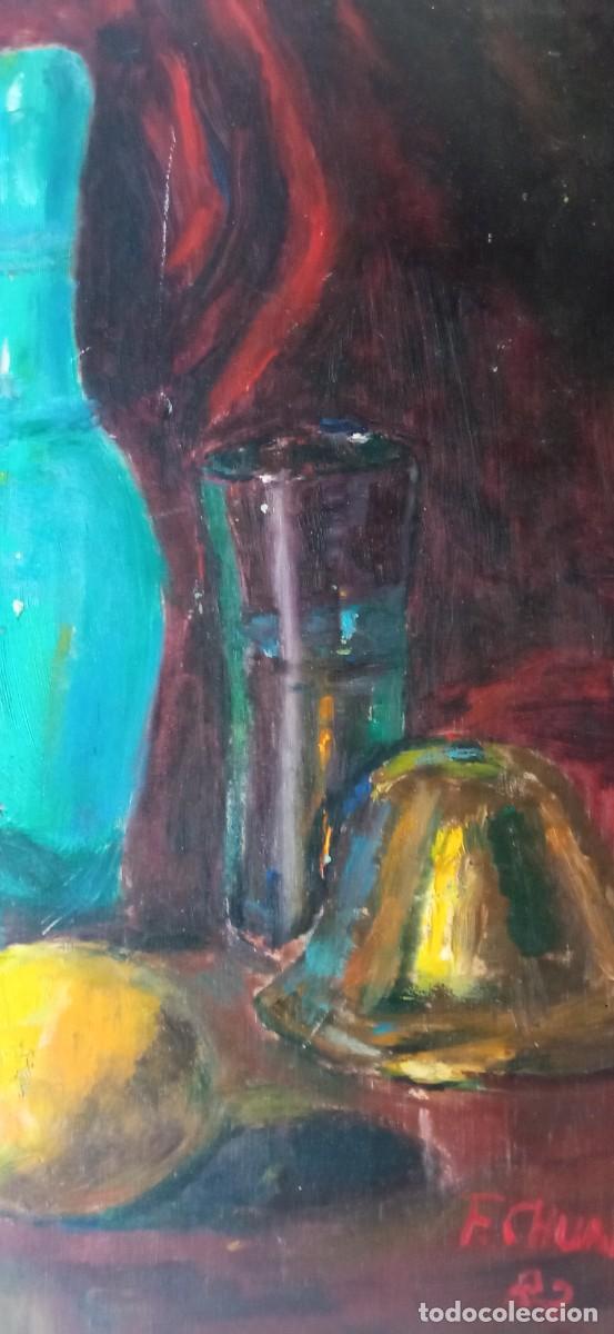 Arte: BODEGON PINTADO SOBRE TABLA - Foto 5