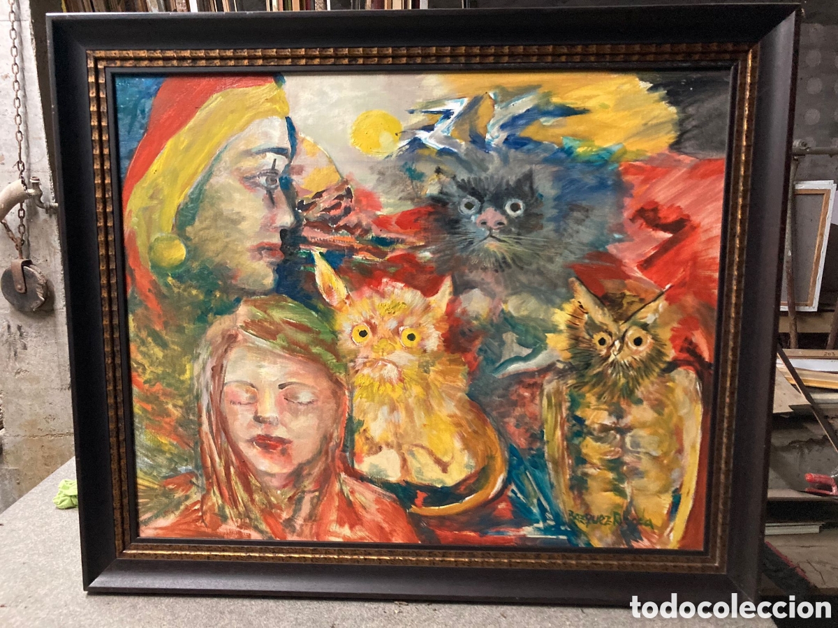 Arte: &Oacute;leo sobre lienzo Bazquez Ribada - Foto 1